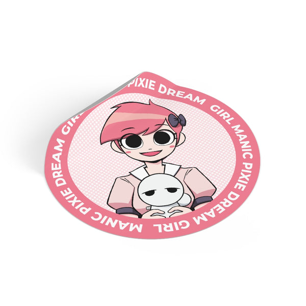 Mandy the MPDG Sticker - Pink