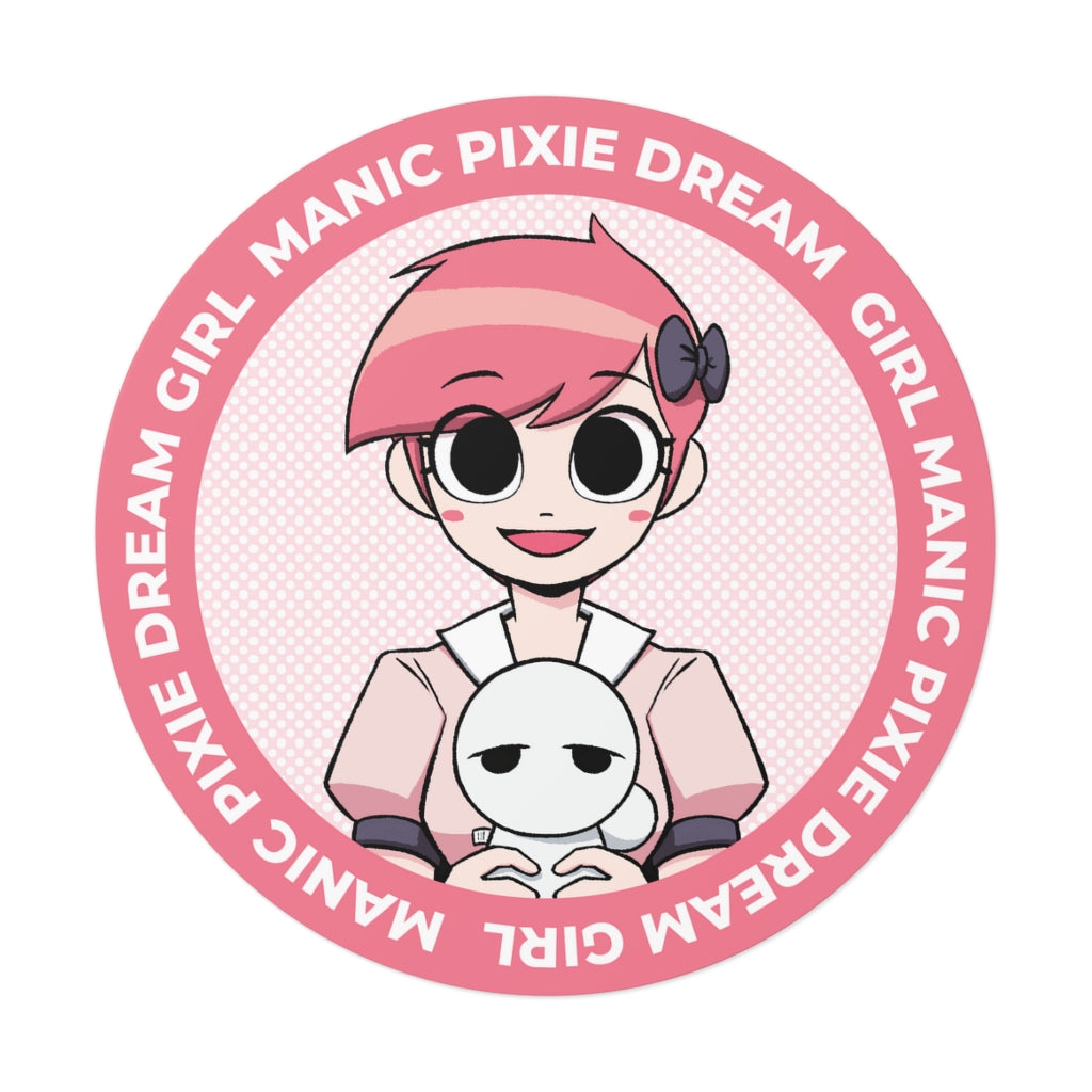 Mandy the MPDG Sticker - Pink