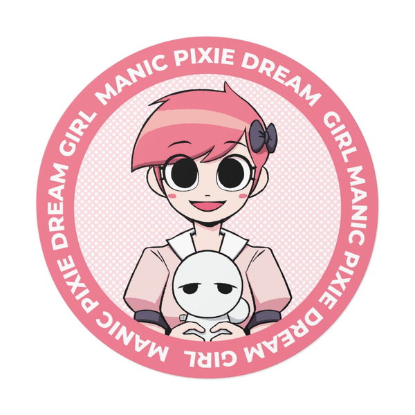 Mandy the MPDG Sticker - Pink