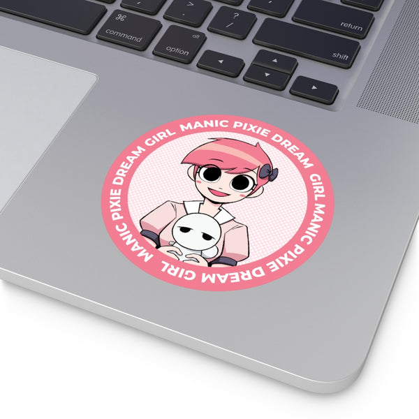 Mandy the MPDG Sticker - Pink