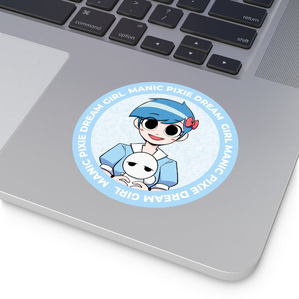 Mandy the MPDG Sticker - Blue