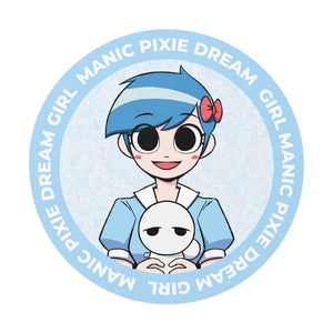 Mandy the MPDG Sticker - Blue