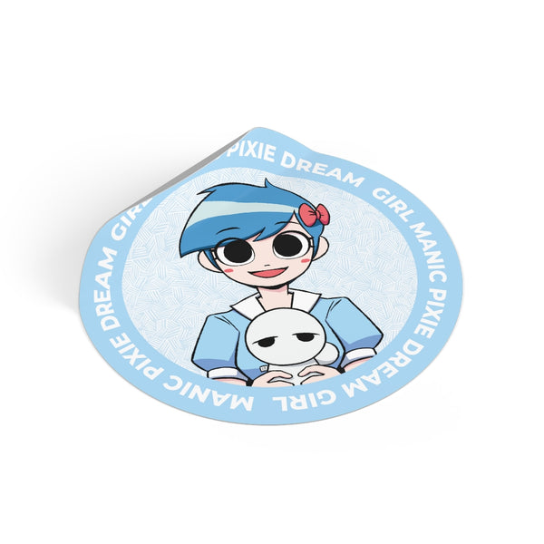 Mandy the MPDG Sticker - Blue