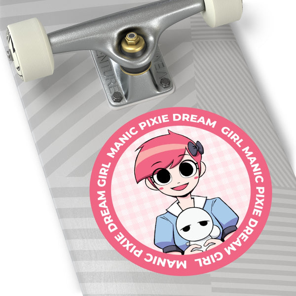 Mandy the MPDG Sticker - Pink & Blue